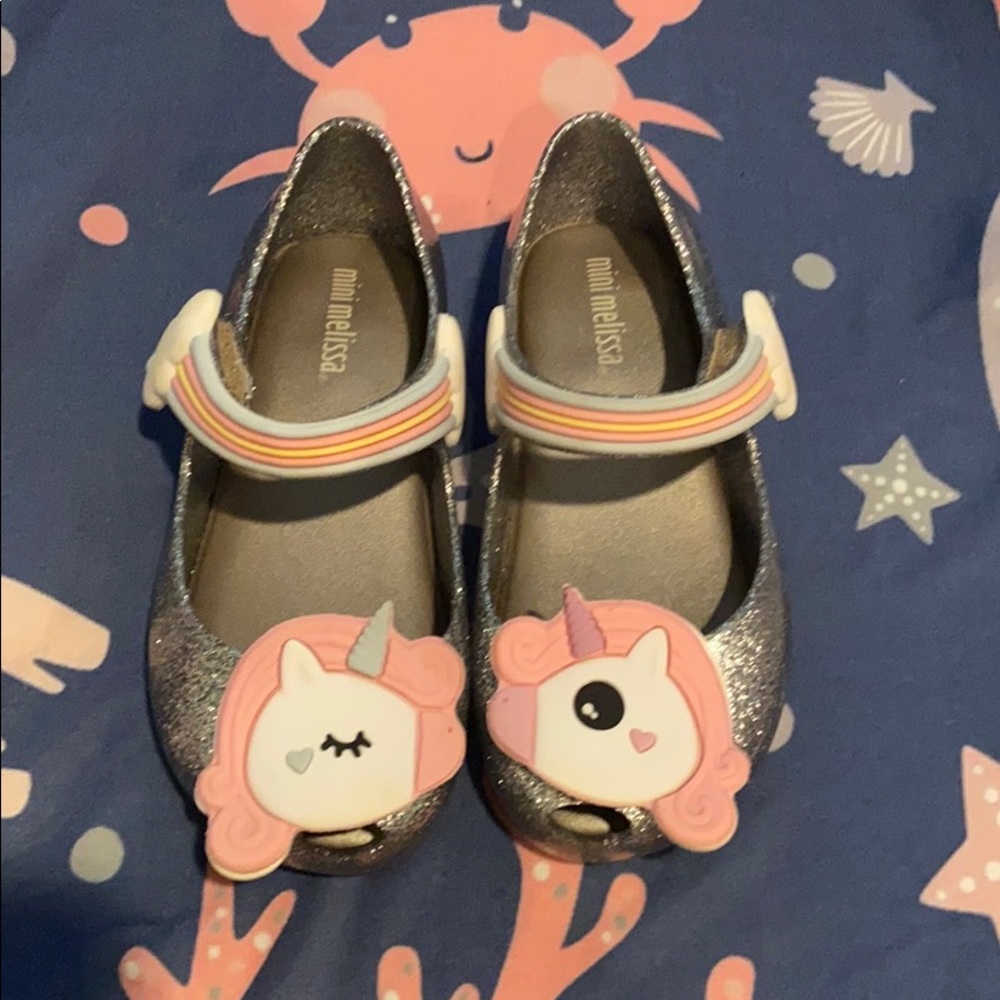 Mini Melissa silver unicorn